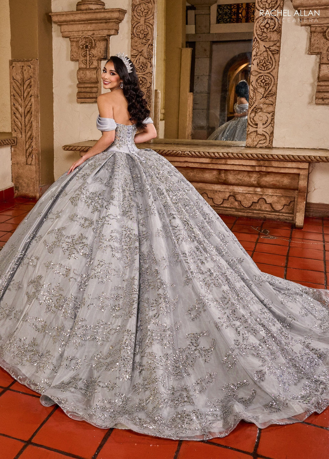 Off Shoulder Quinceanera Dress by Rachel Allan RQ2194