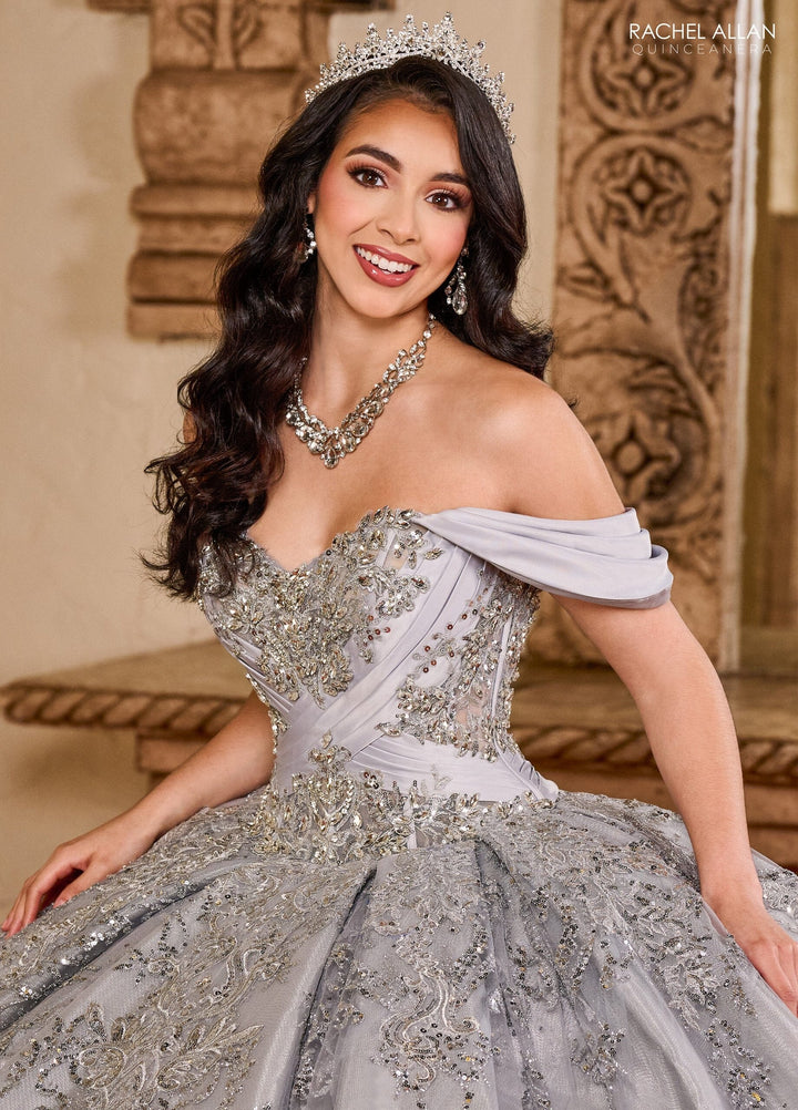 Off Shoulder Quinceanera Dress by Rachel Allan RQ2194