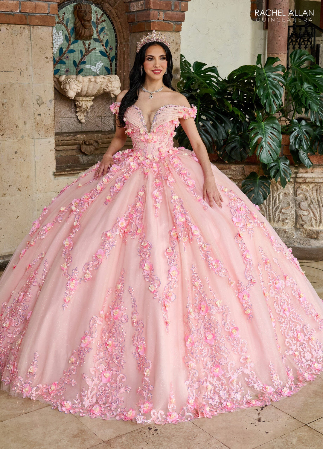 Off Shoulder Quinceanera Dress by Rachel Allan RQ2204