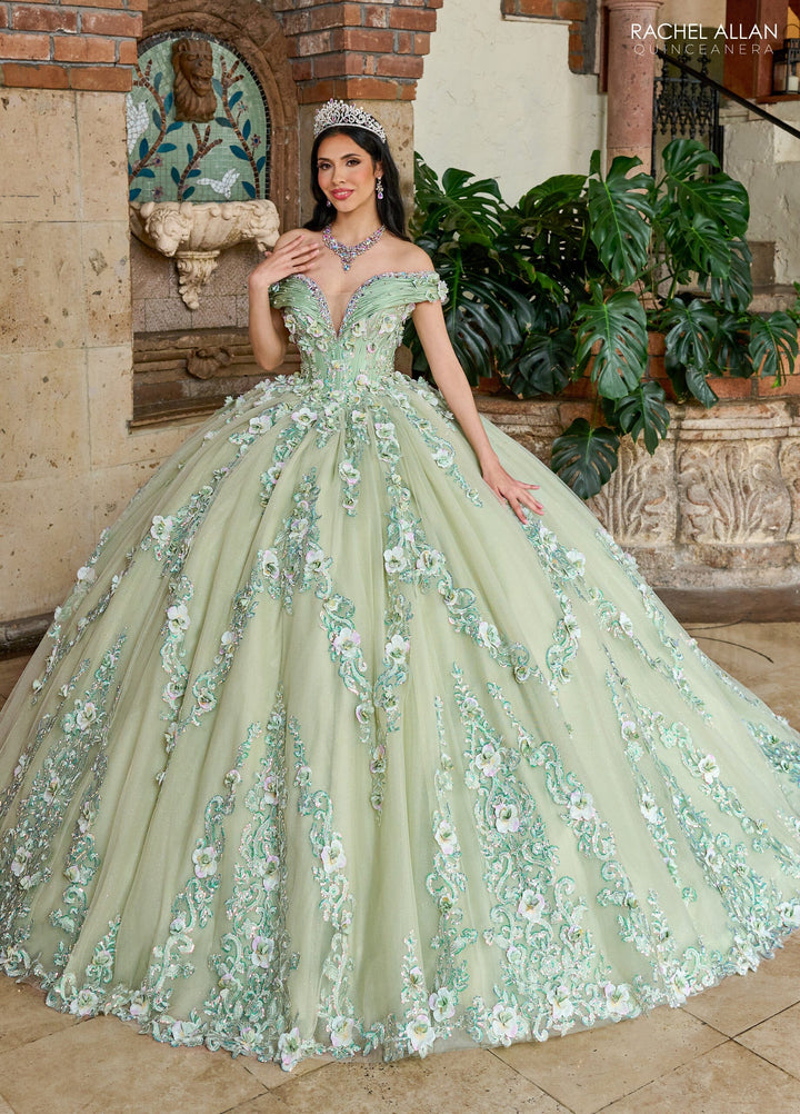 Off Shoulder Quinceanera Dress by Rachel Allan RQ2204