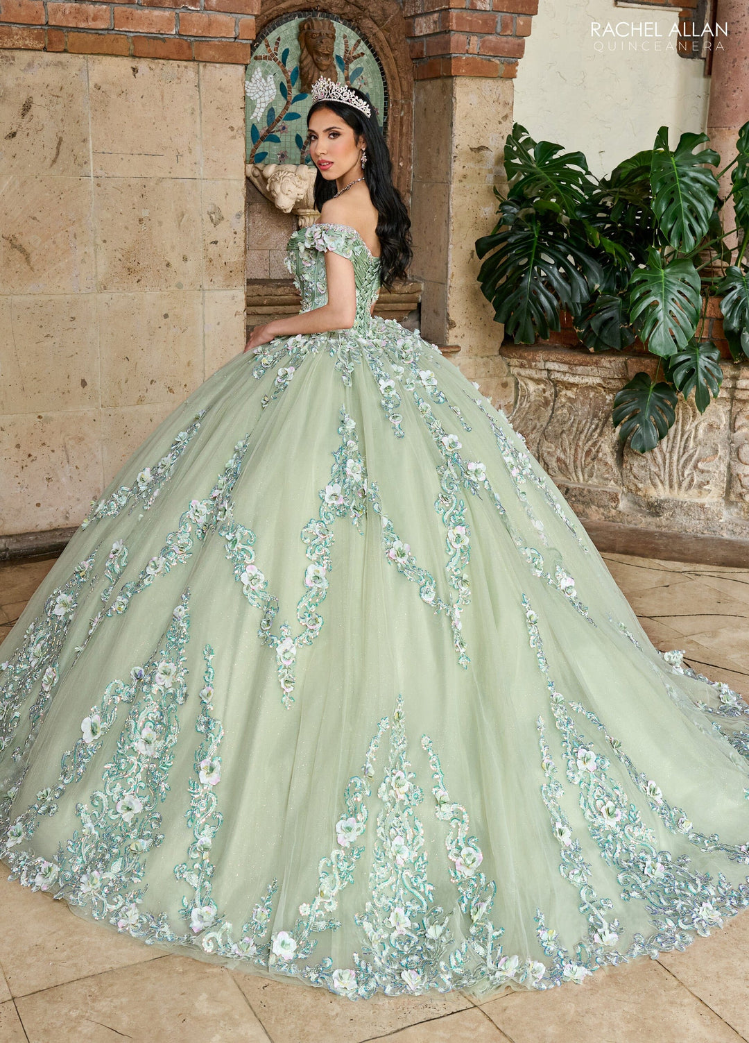 Off Shoulder Quinceanera Dress by Rachel Allan RQ2204