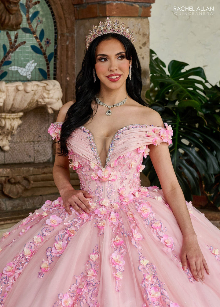 Off Shoulder Quinceanera Dress by Rachel Allan RQ2204