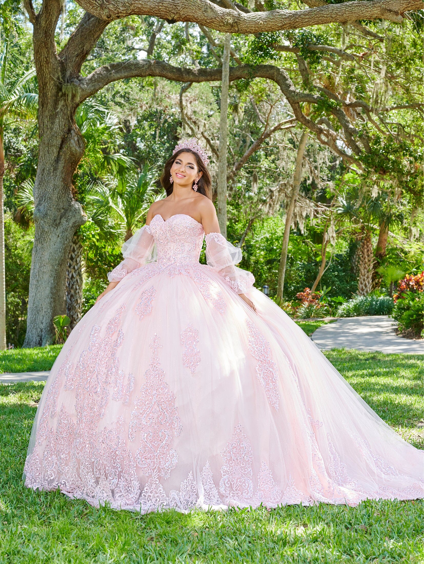 Champagne Blush Quinceanera Dresses