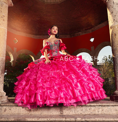 Ragazza Fashion Quinceanera Ball Dresses Pink\