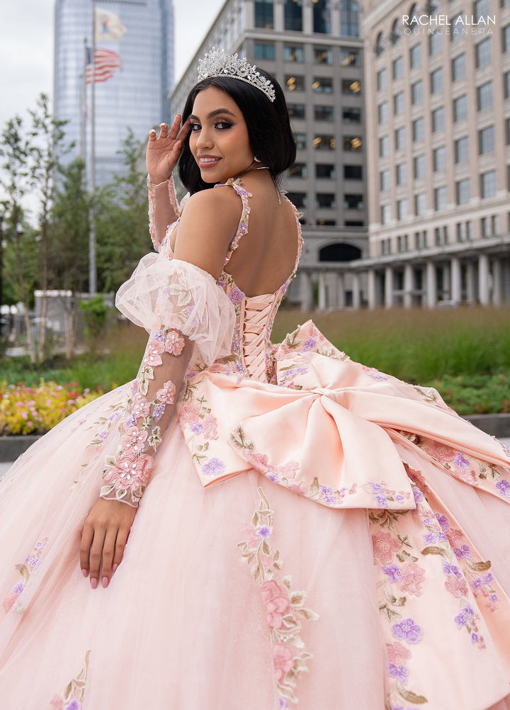 Sleeveless Puff Sleeve Quinceanera Dress by Rachel Allan RQ2182