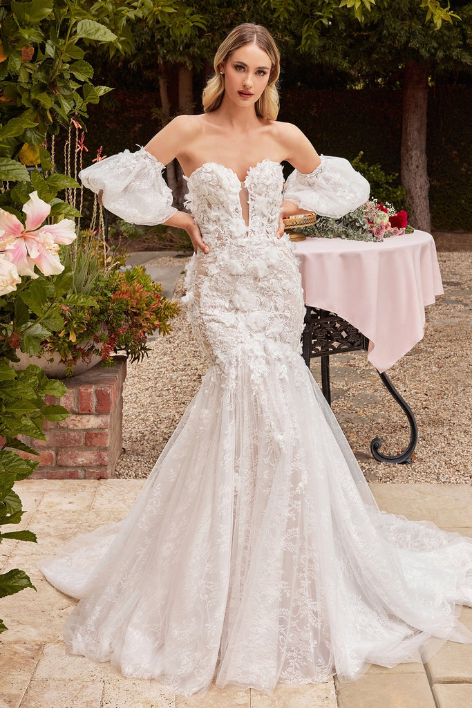 Romantic Lace Mermaid Wedding Dresses with Double Straps – loveangeldress