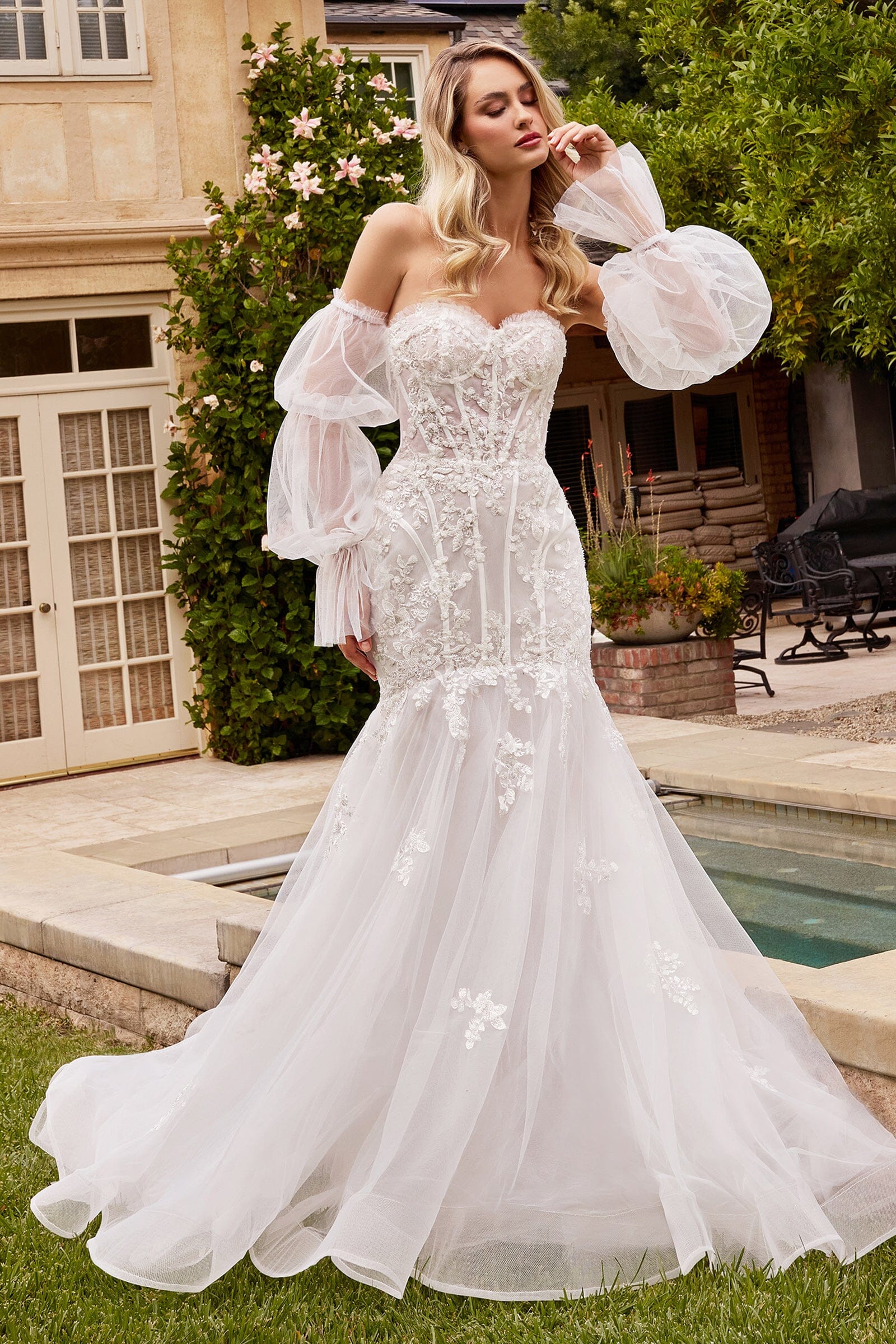 Puffy cinderella wedding dresses best sale