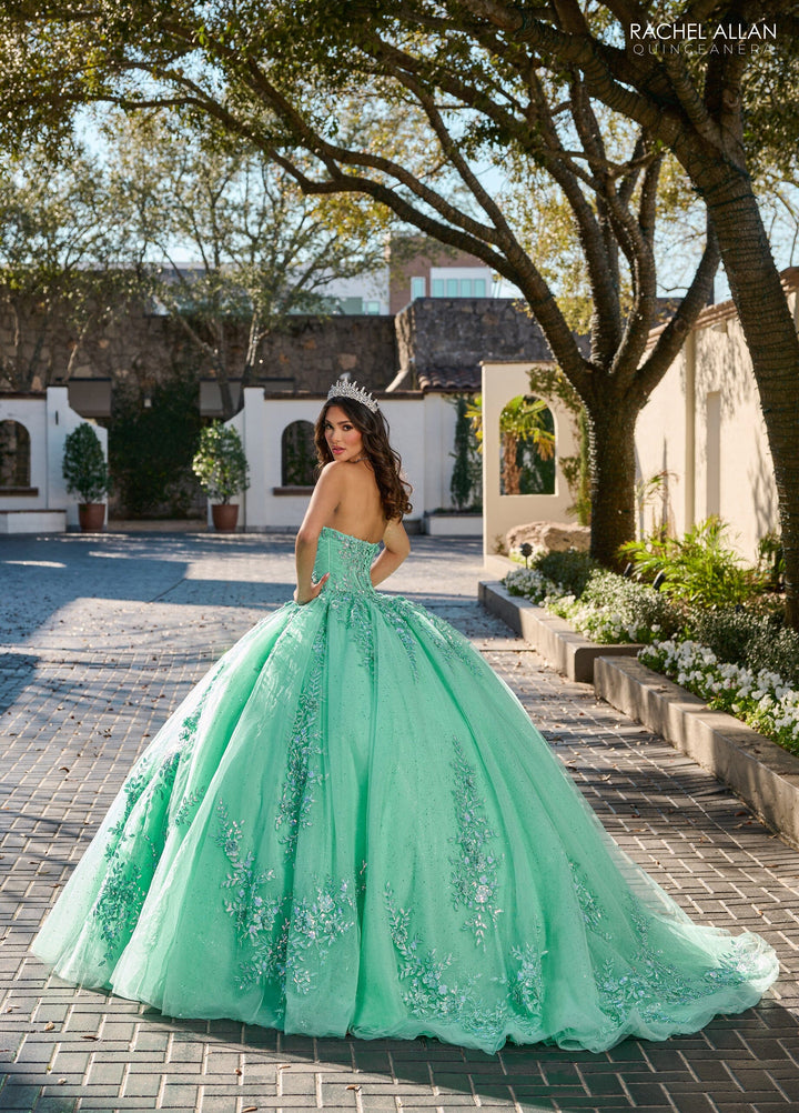 Strapless Quinceanera Dress by Rachel Allan RQ1148