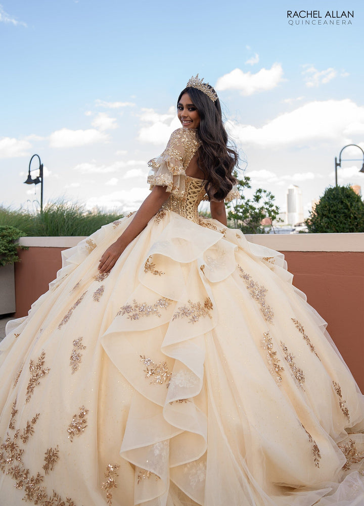 Sweetheart Layered Quinceanera Dress by Rachel Allan RQ1138