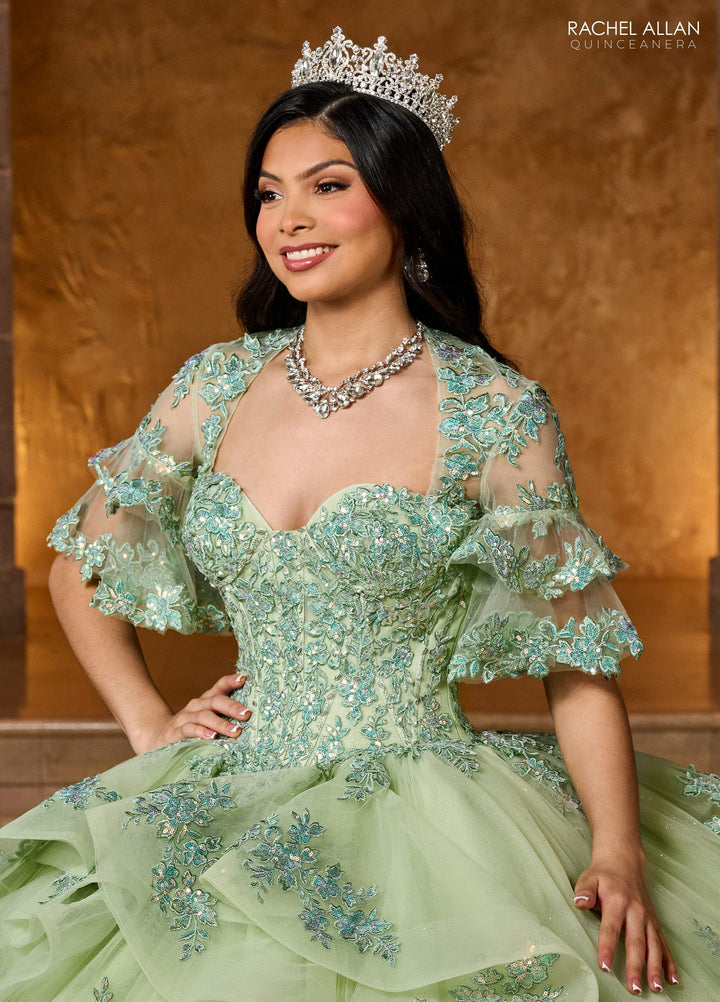 Sweetheart Layered Quinceanera Dress by Rachel Allan RQ1138