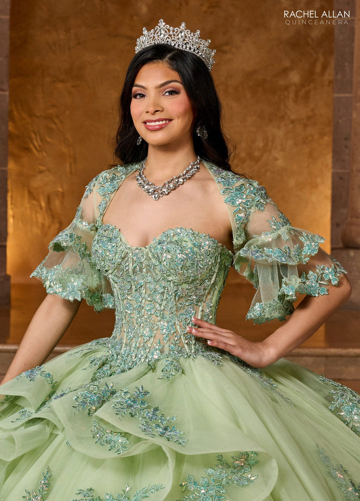 Sweetheart Layered Quinceanera Dress by Rachel Allan RQ1138