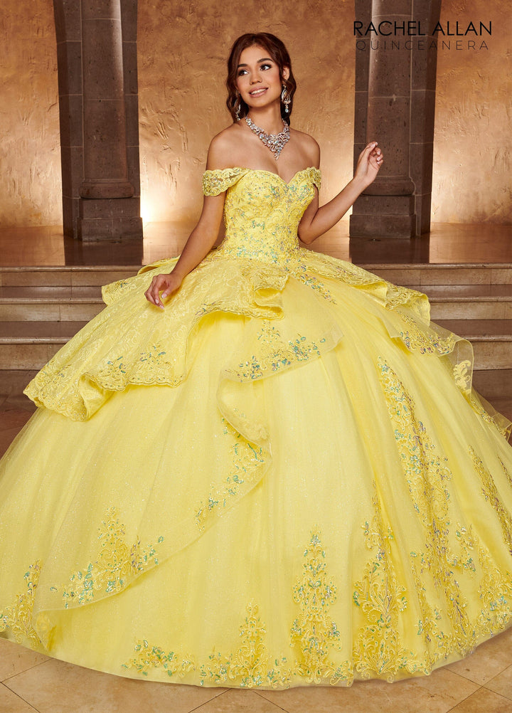 Sweetheart Layered Quinceanera Dress by Rachel Allan RQ3105