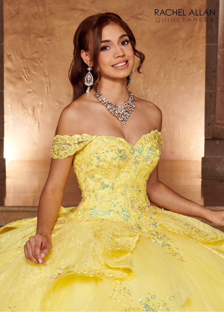 Sweetheart Layered Quinceanera Dress by Rachel Allan RQ3105