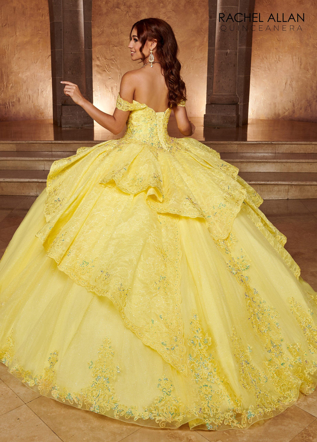 Sweetheart Layered Quinceanera Dress by Rachel Allan RQ3105