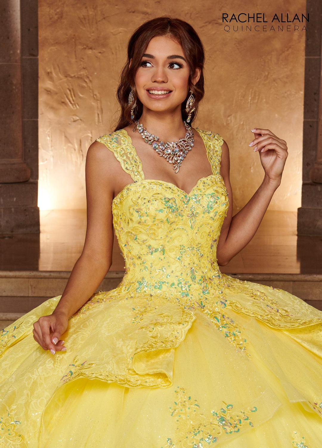 Sweetheart Layered Quinceanera Dress by Rachel Allan RQ3105