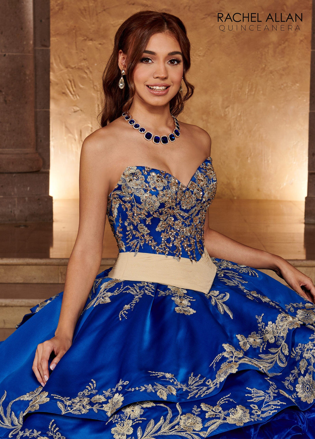 Sweetheart Ruffled Quinceanera Dress by Rachel Allan RQ3104