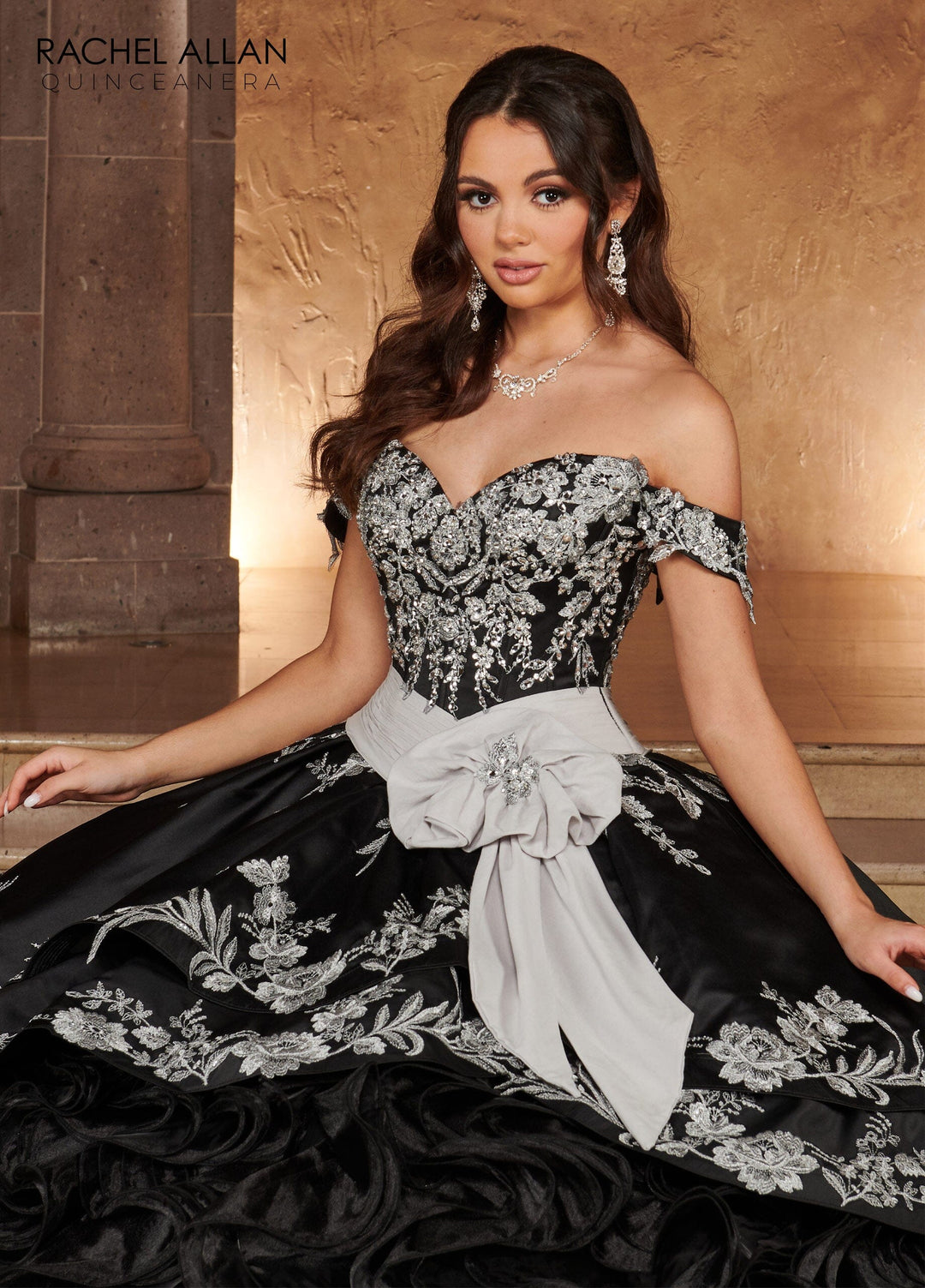 Sweetheart Ruffled Quinceanera Dress by Rachel Allan RQ3104