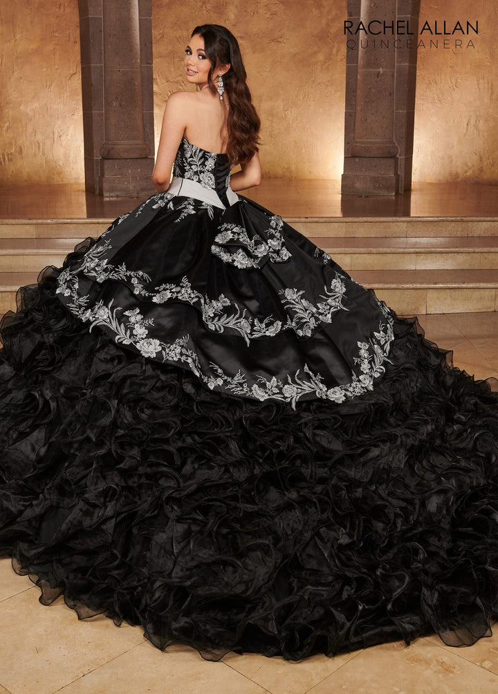 Sweetheart Ruffled Quinceanera Dress by Rachel Allan RQ3104