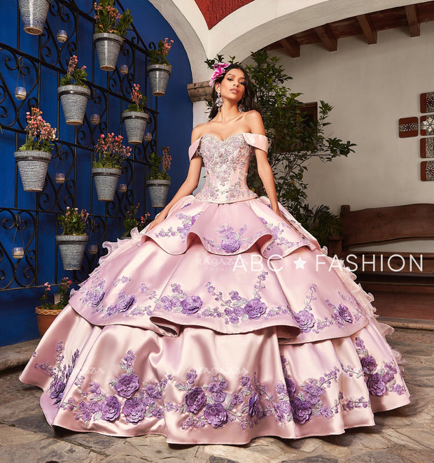 Tiered Floral 2-Piece Quinceanera Dress by Ragazza M47-147 – ABC