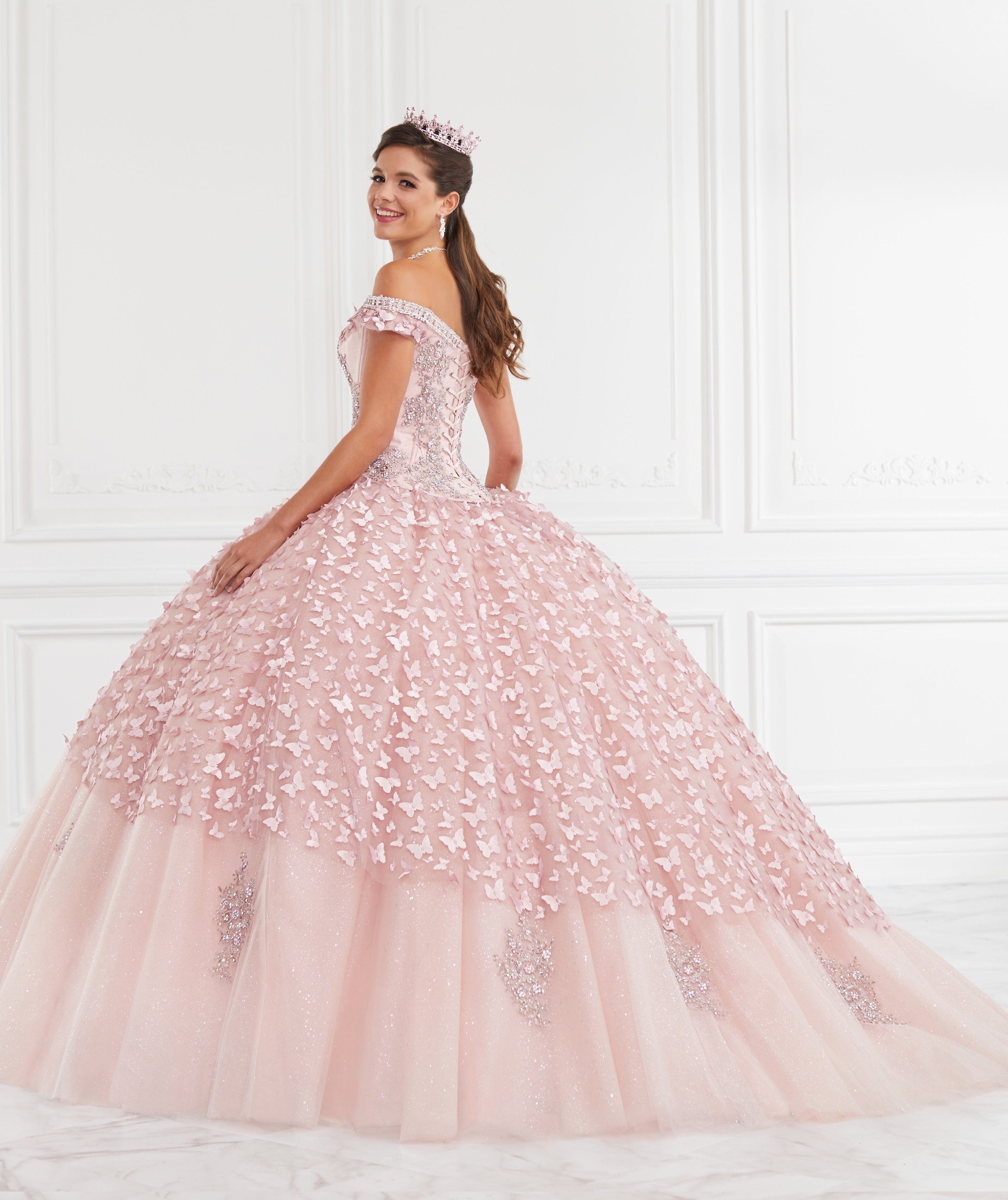 la glitter quinceanera dresses