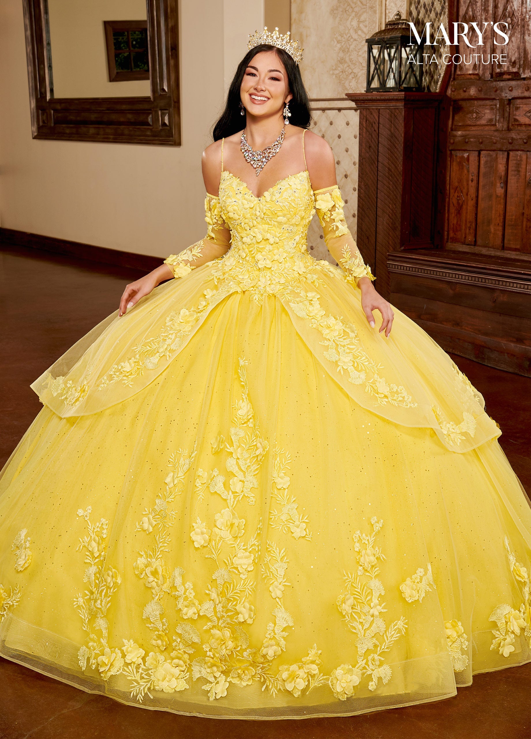 Yellow Sweet 15 Dresses