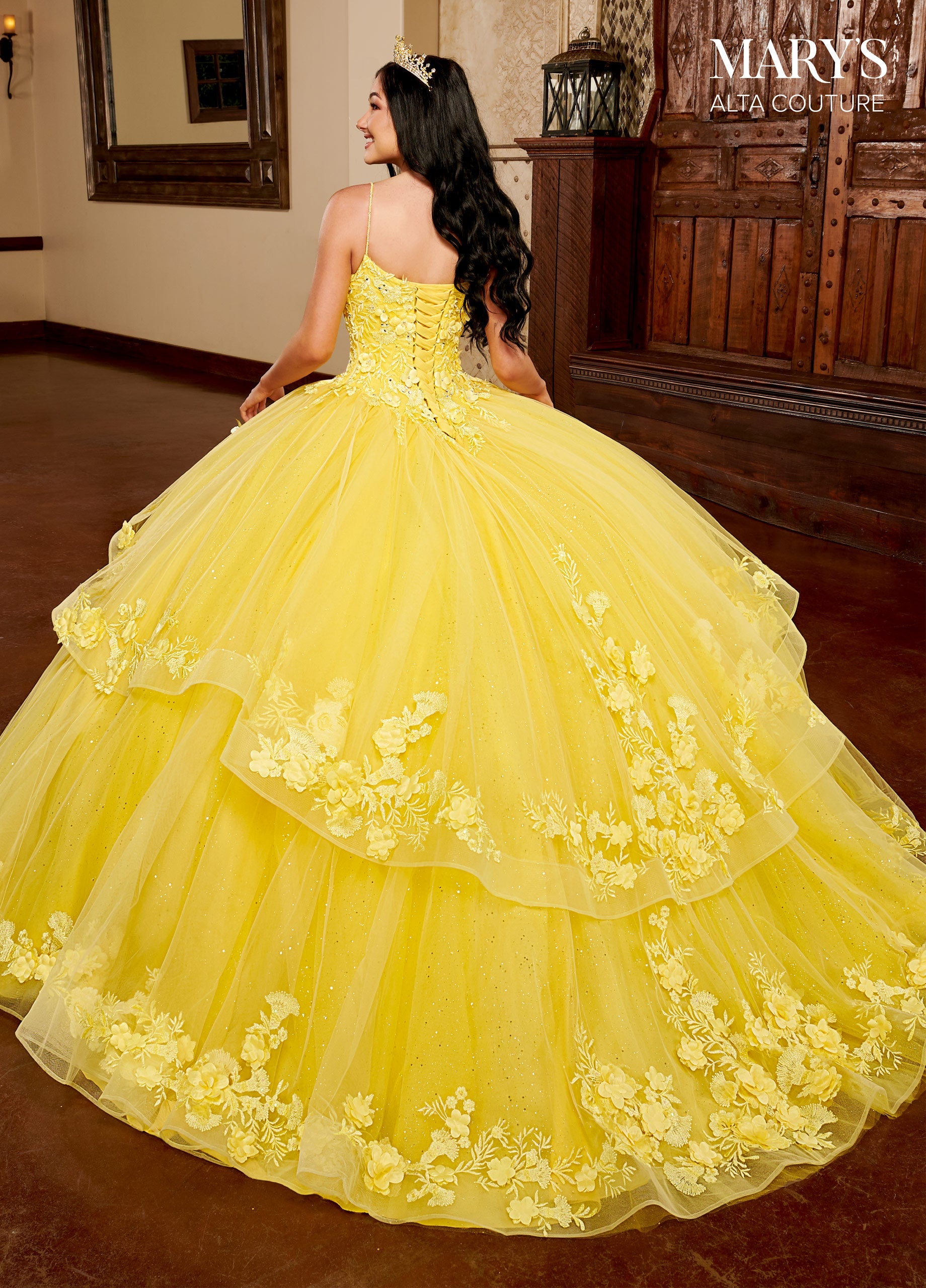 Yellow Quinceanera Dresses ABC Fashion