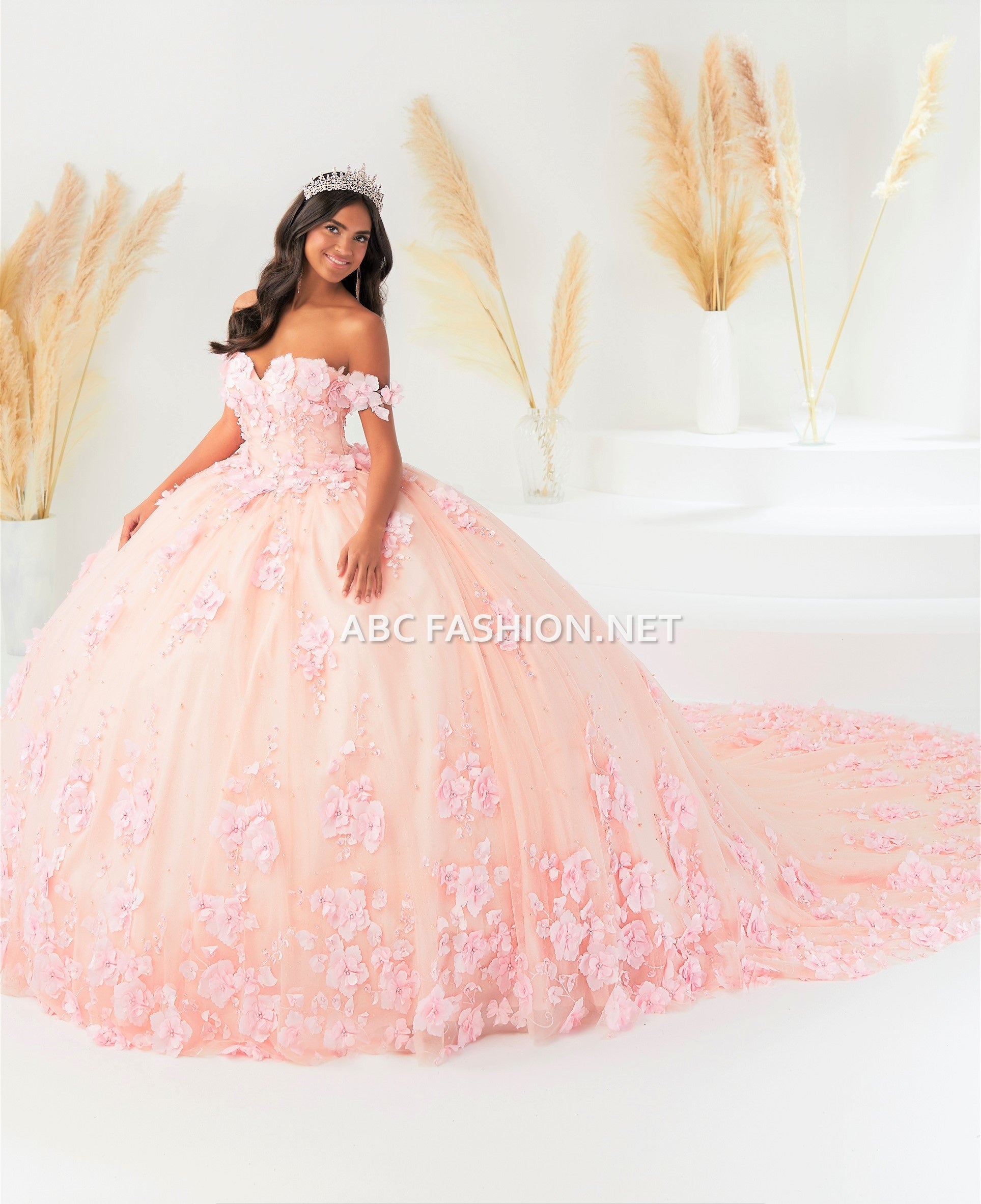 3D Floral Quinceanera Dress by House of Wu 26024 – ABC Fashion