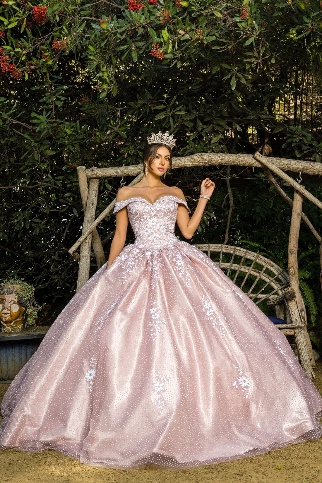 Wedding Dress Taffeta Appliques Ball Gown Skirt