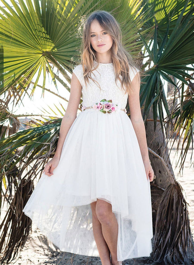 Ivory high 2024 low dress