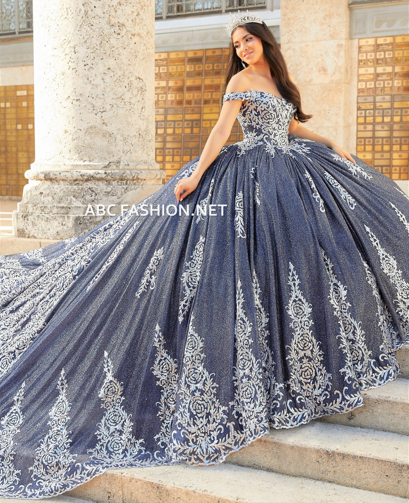 Silver hot sale quince dresses