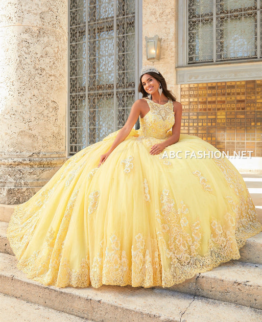 pastel yellow quince dress