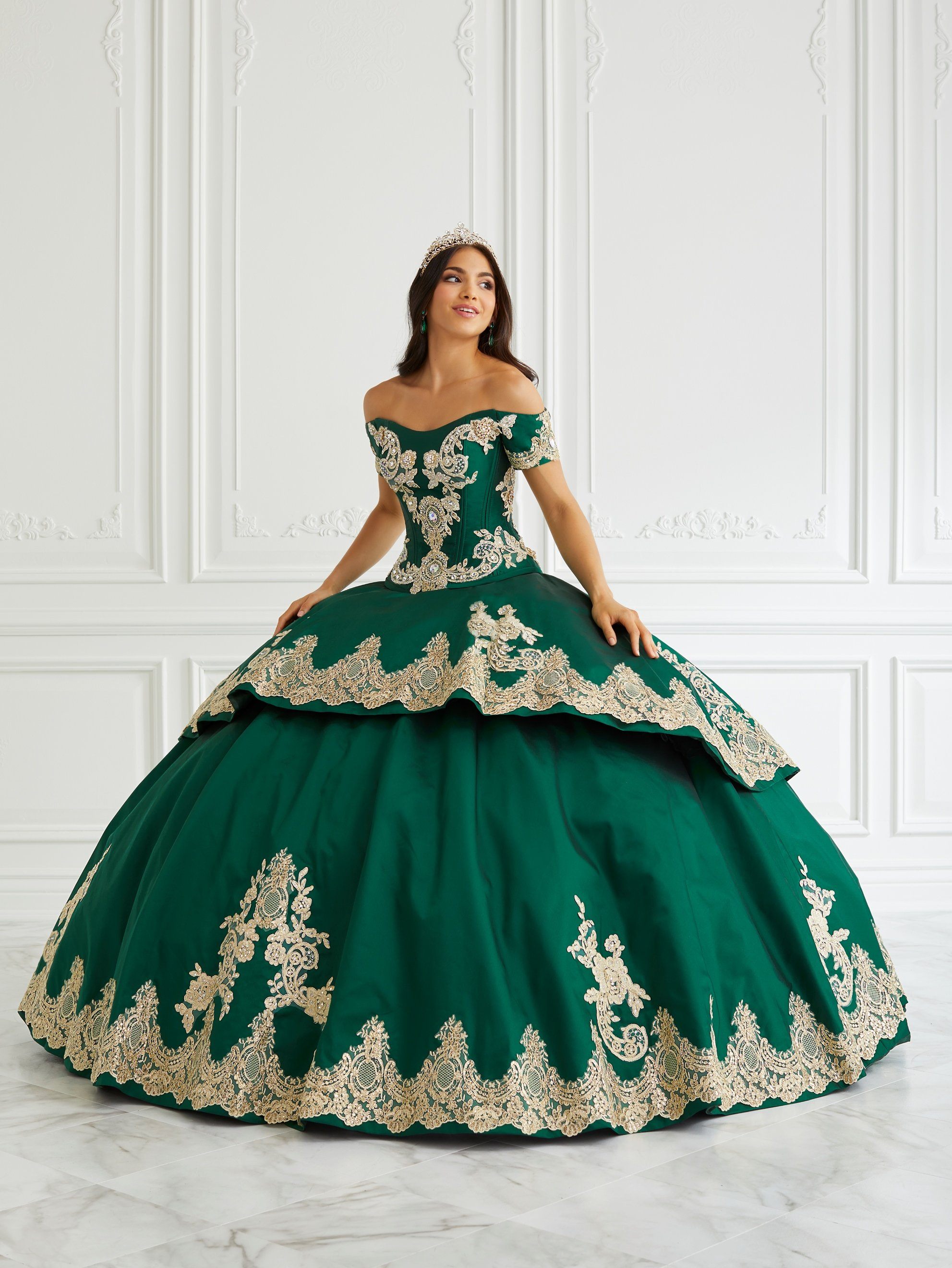 la glitter quinceanera dresses