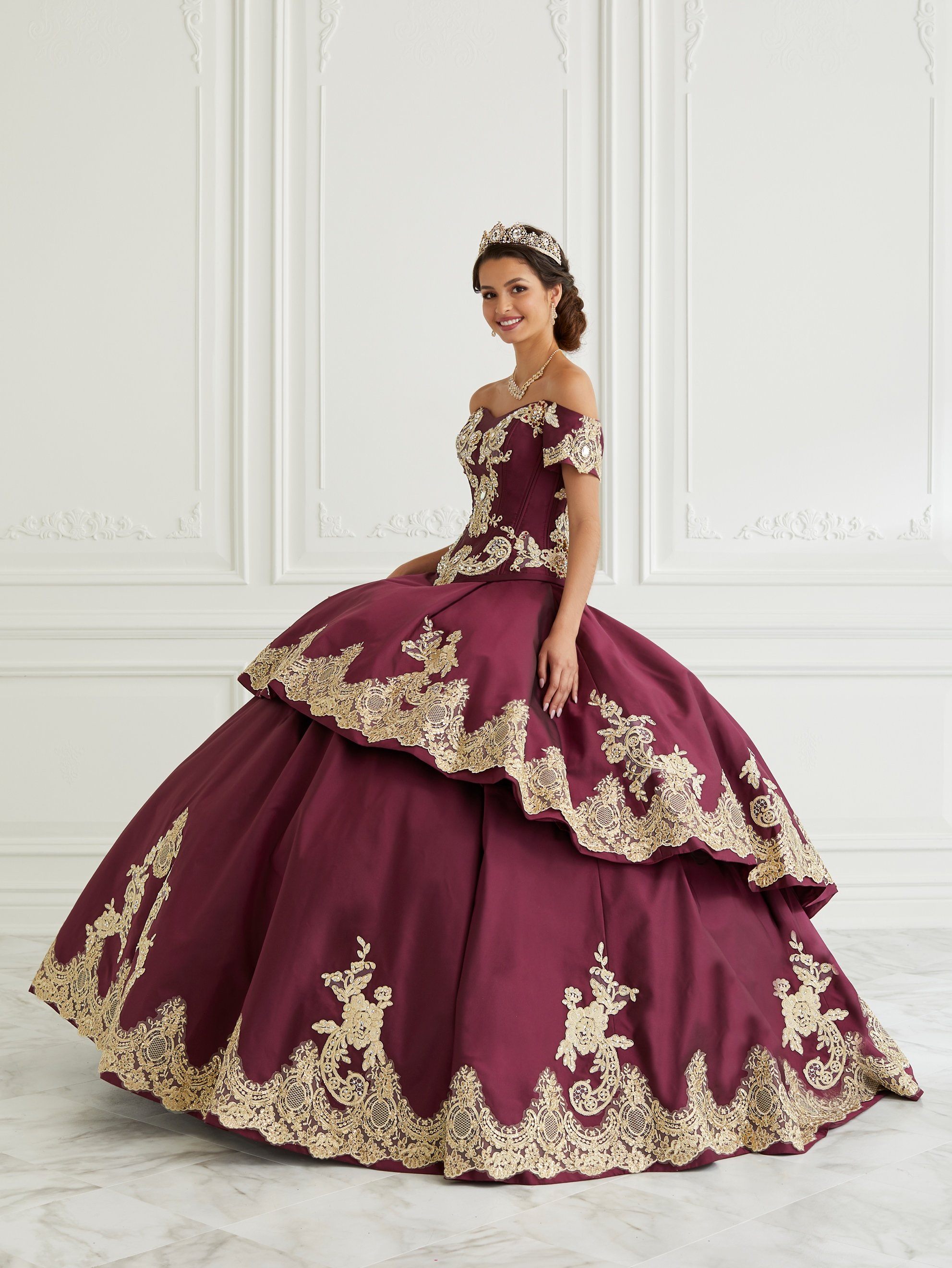 la glitter quinceanera dresses