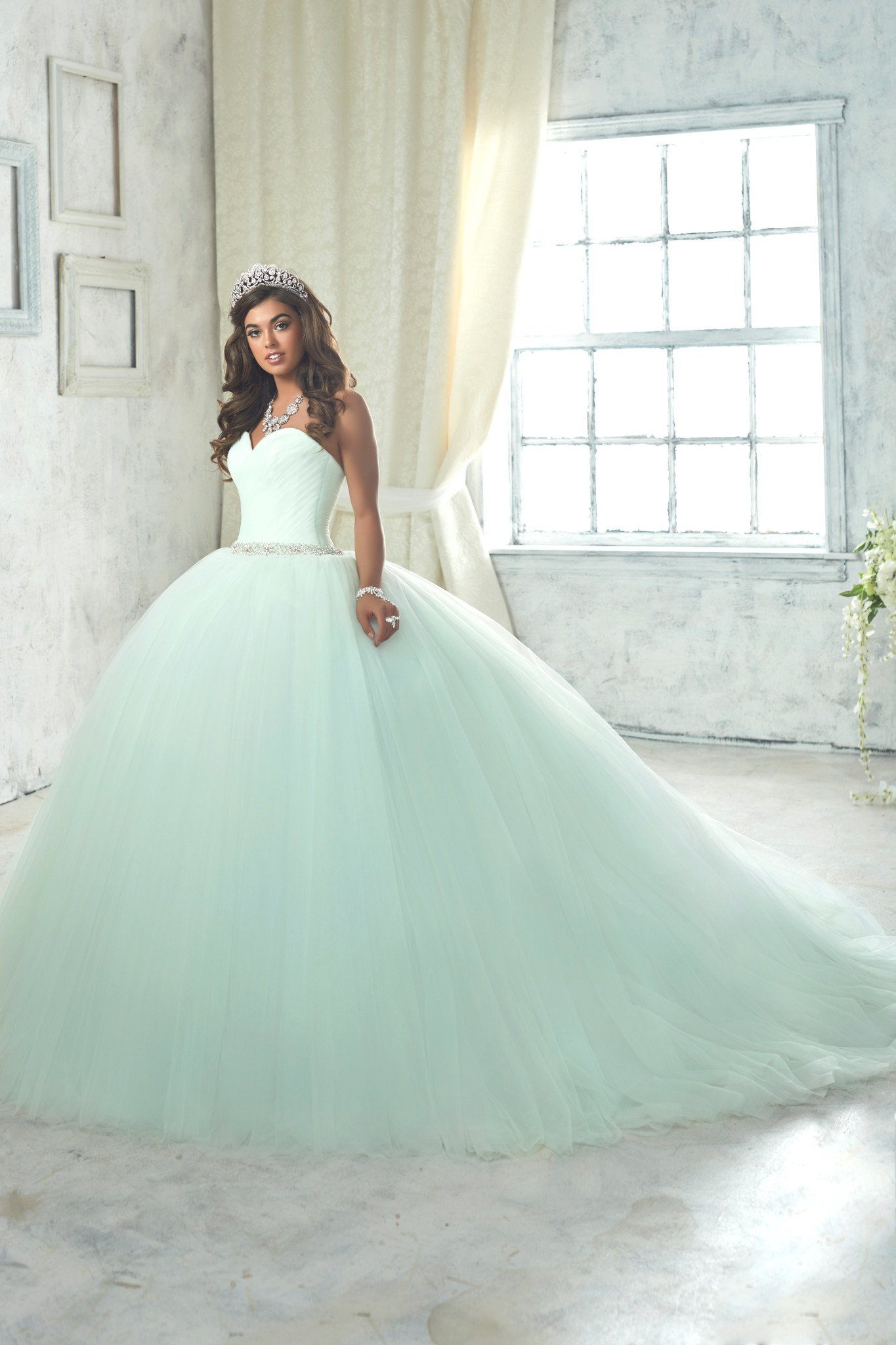 Strapless A-line Quinceanera Dress by House of Wu 26849