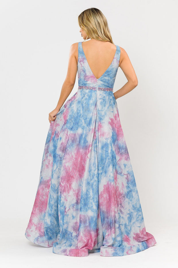 Tie dye store cocktail dress