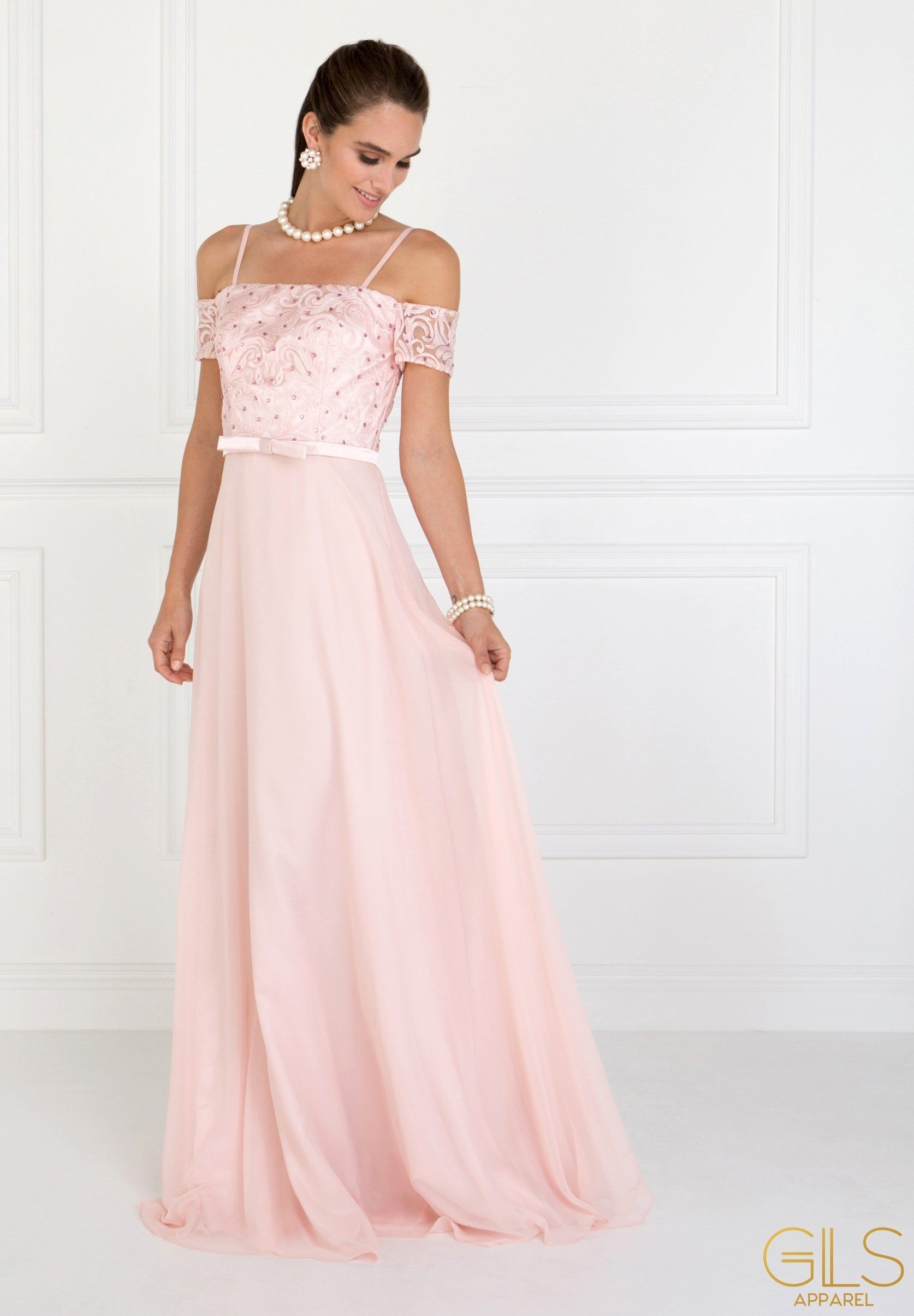 Blush cold shoulder dress hotsell