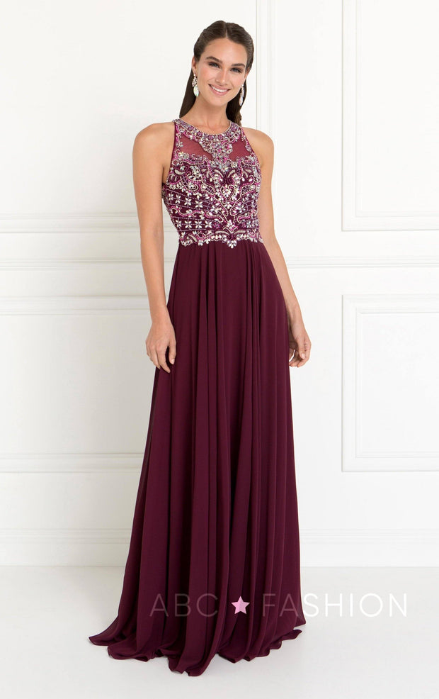 Champagne and shop burgundy dress