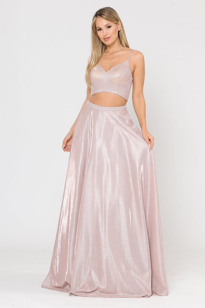 Gold glitter hotsell two piece