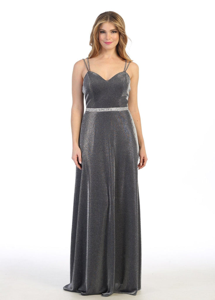 Dark Silver Bridesmaid Dresses