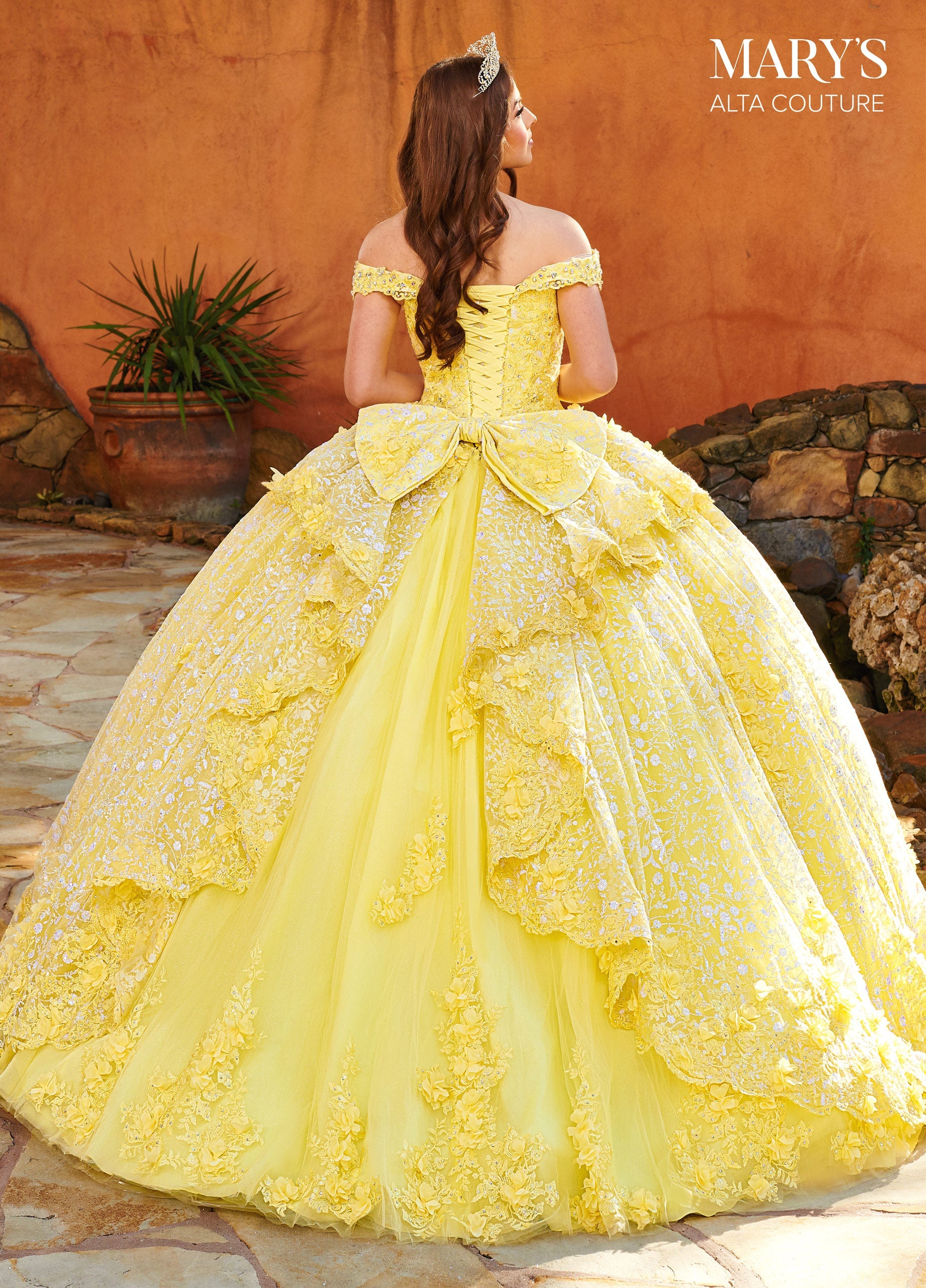 beauty and the beast yellow quinceanera dress