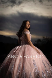 Off Shoulder Quinceanera Dress by Fiesta Gowns 56423 – ABC Fashion