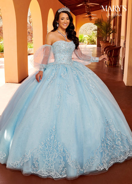 Stunning 2022 Off Shoulder Azul Rey Quinceanera Dresses With Puffy