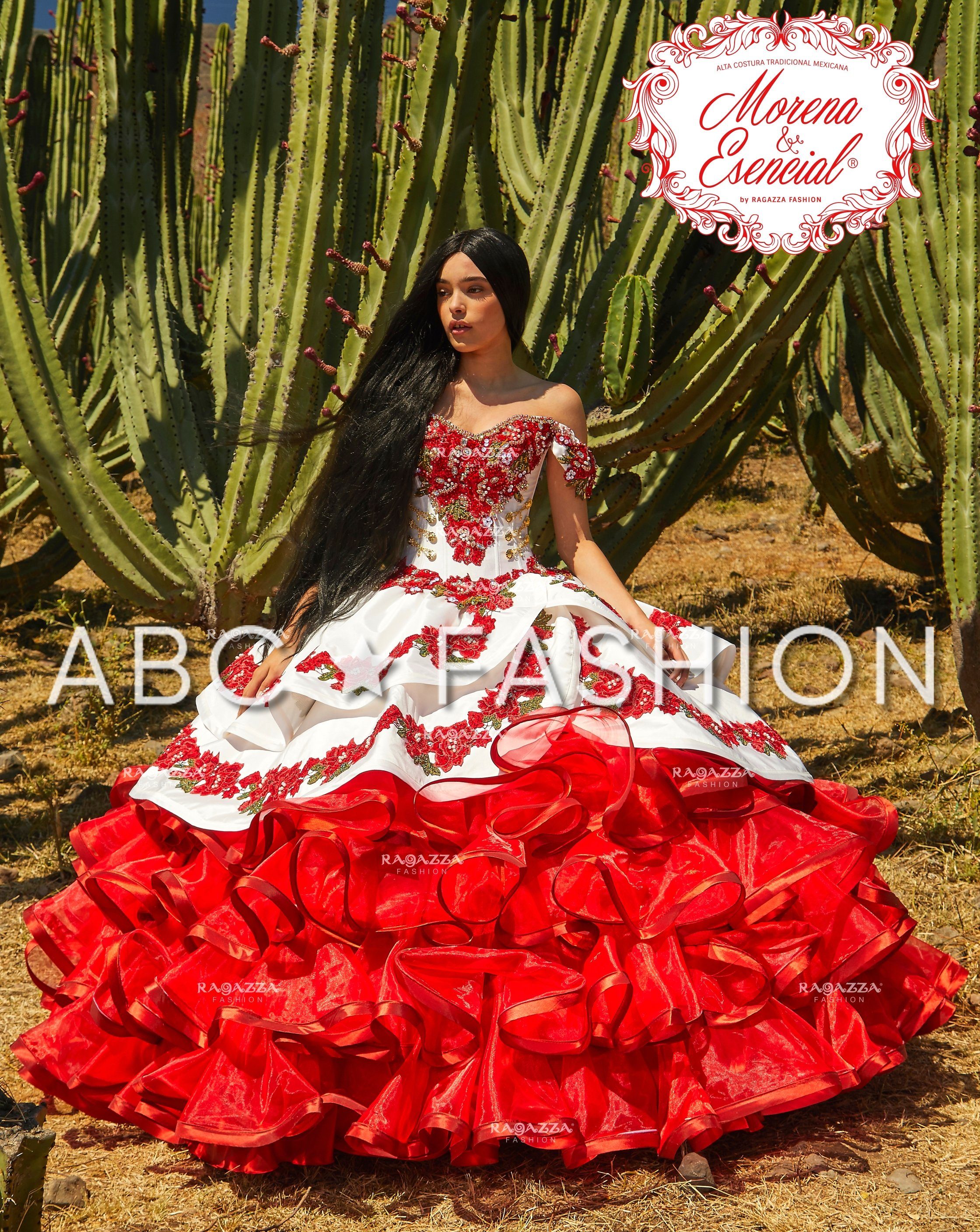 sweet 15 dresses red and white