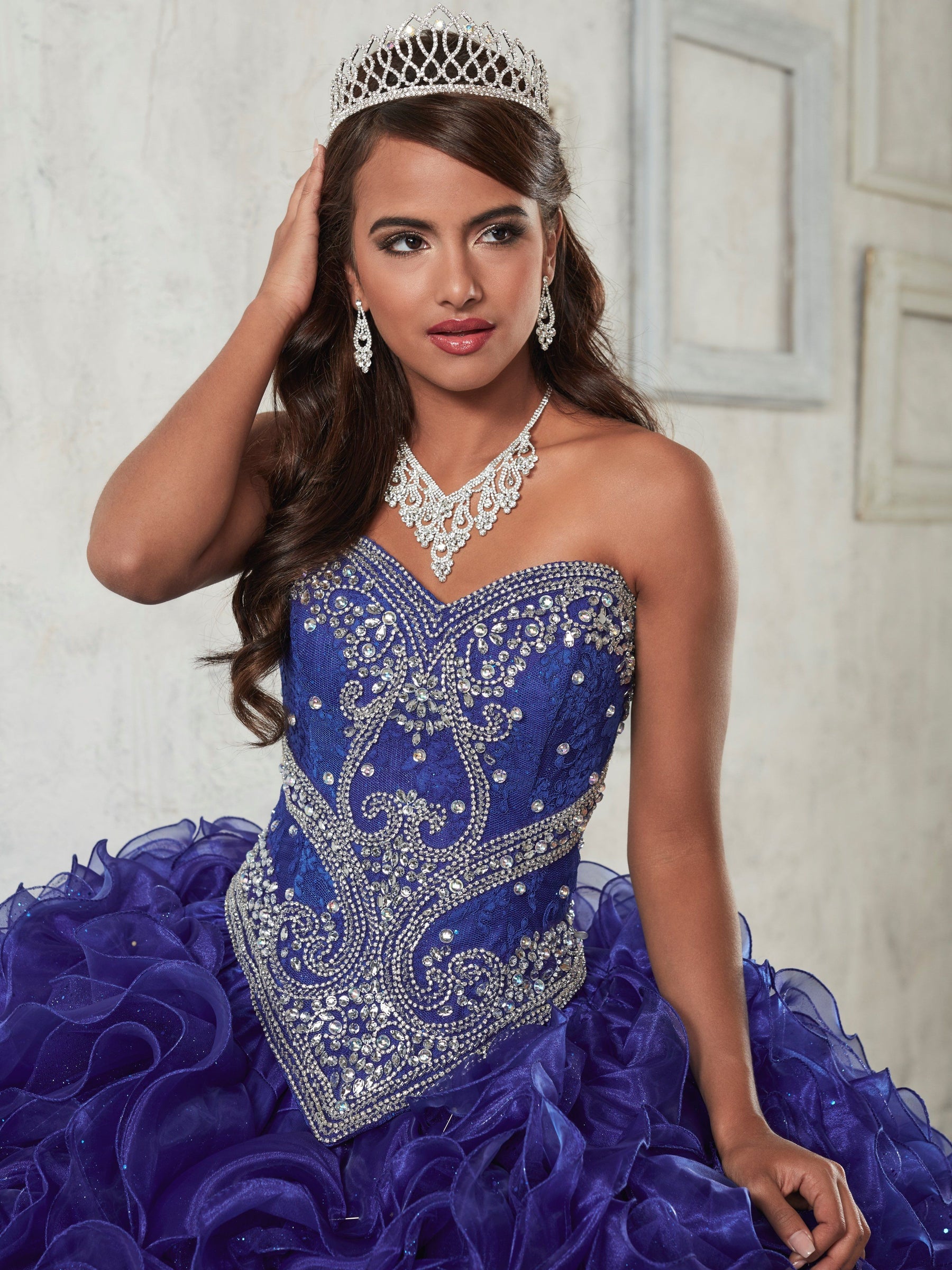 Ruffled Quinceanera Dress with Mini Skirt by House of Wu 26801 – ABC ...