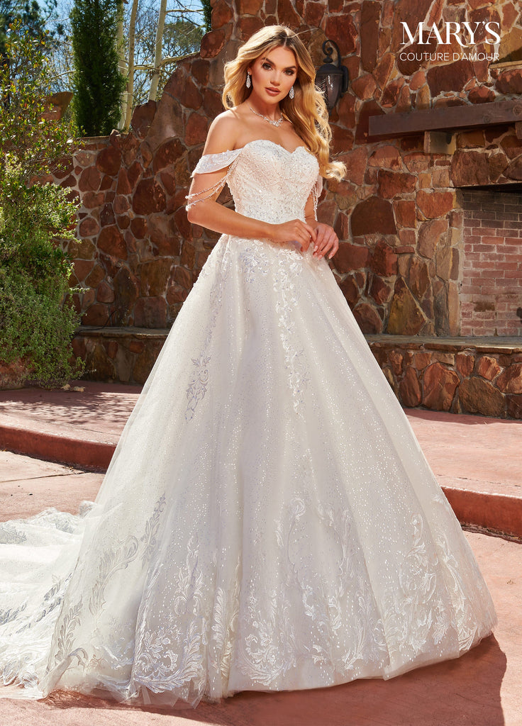 Sparkly sweetheart cheap wedding dress