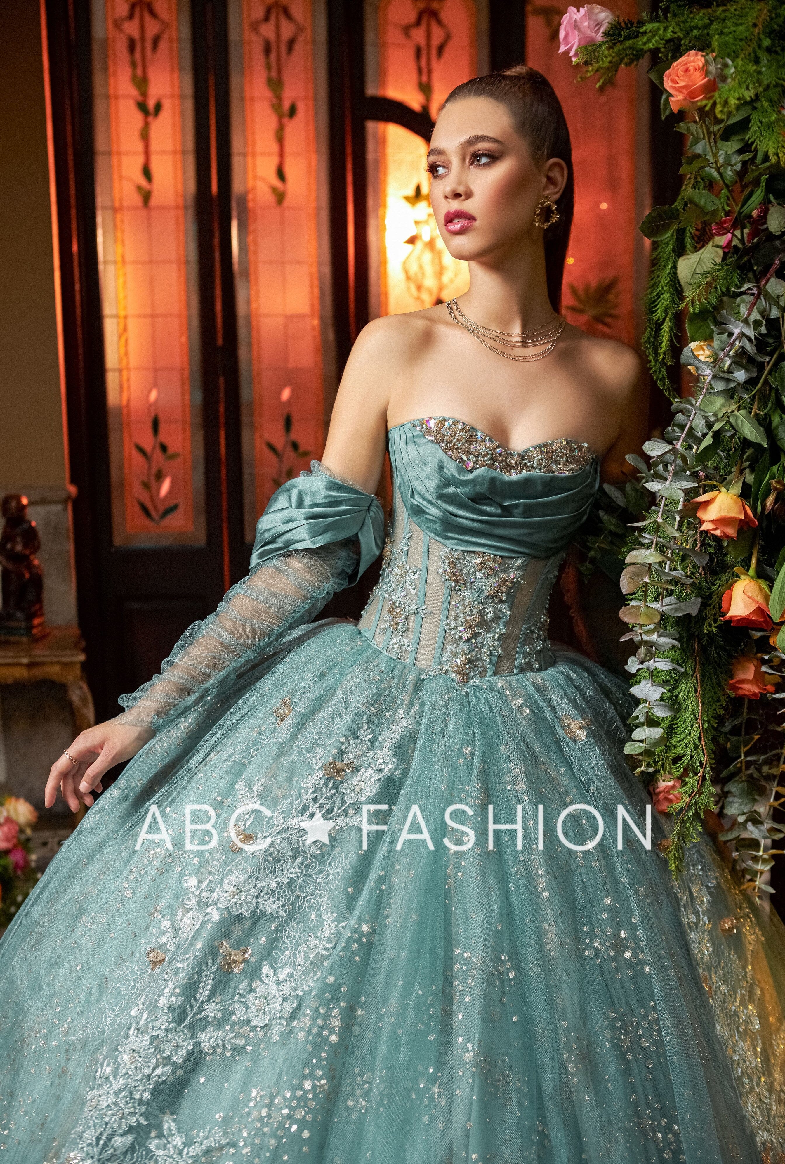 turquoise teal quinceanera dresses