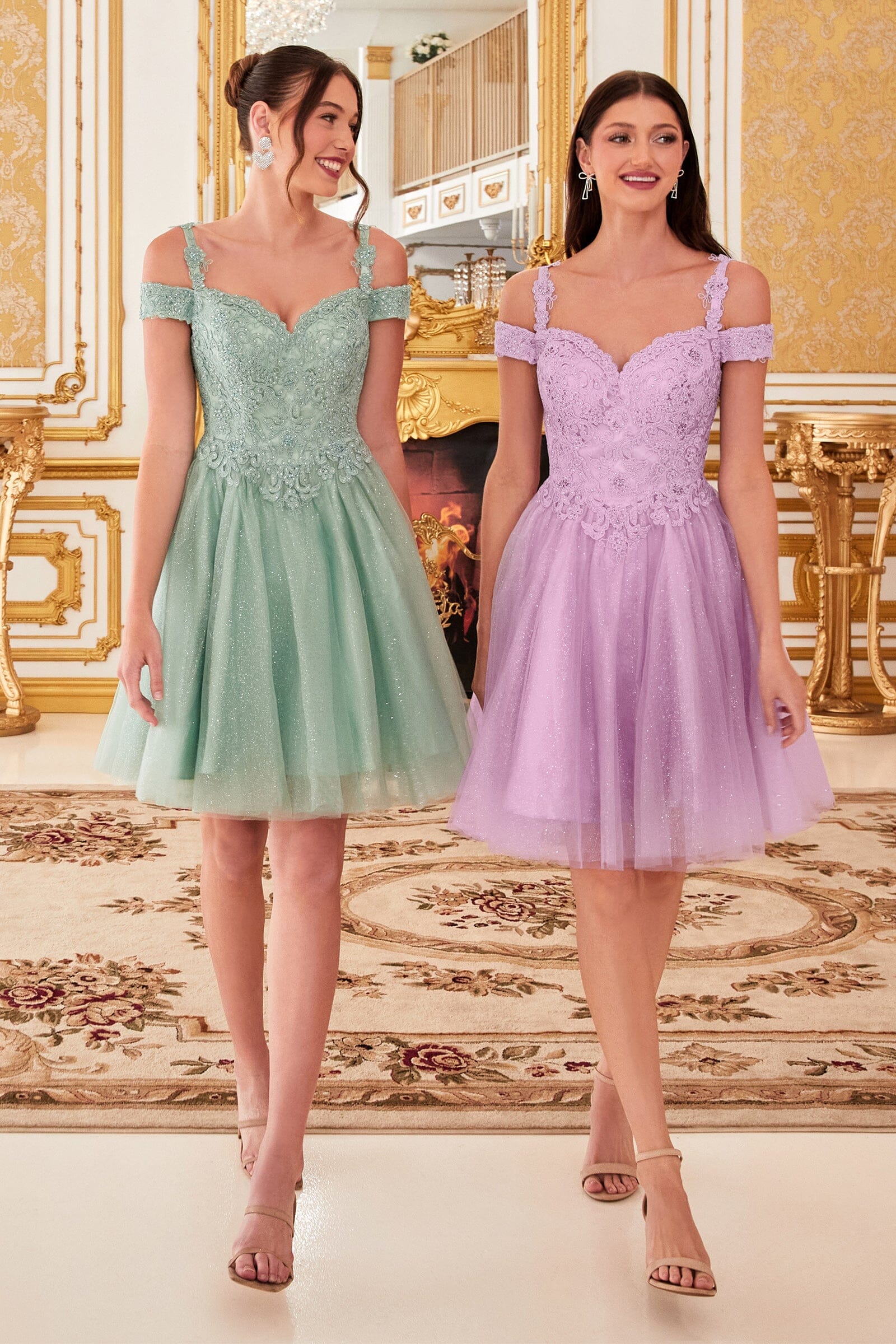 short cinderella prom dress