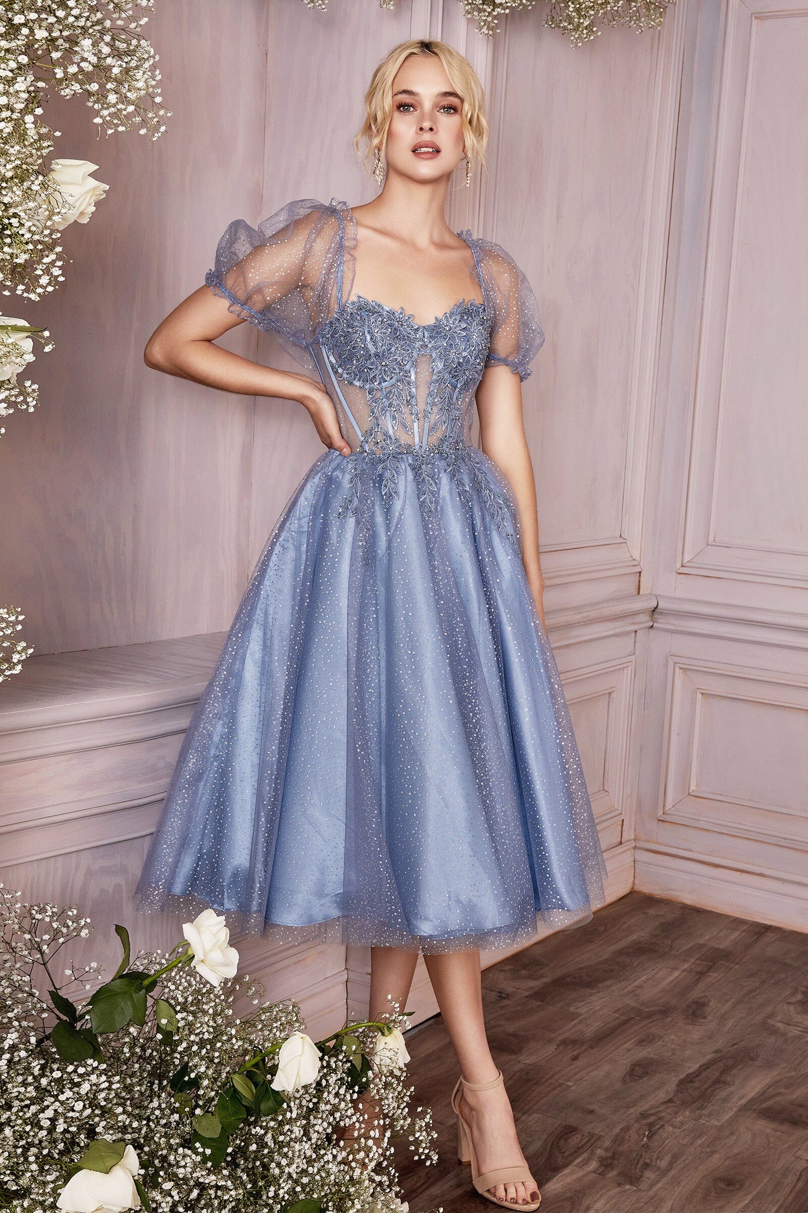 Cinderella outlets Dress / Tea-length dress for teens / Disney Inspired Cinderella Dress / Princess Dress Like Me™