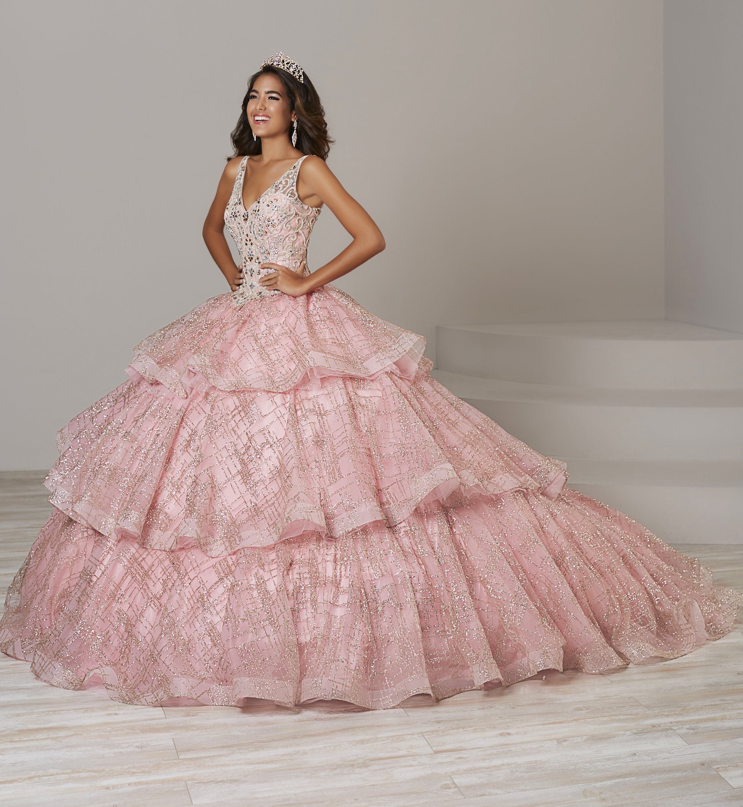 House of wu pink pageant gown factory