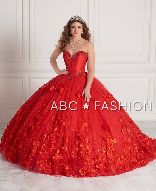 3D Floral Tulle Quinceanera Dress by House of Wu 26950 – ABC Fashion